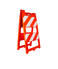 Cavalete laranja Refletivo 