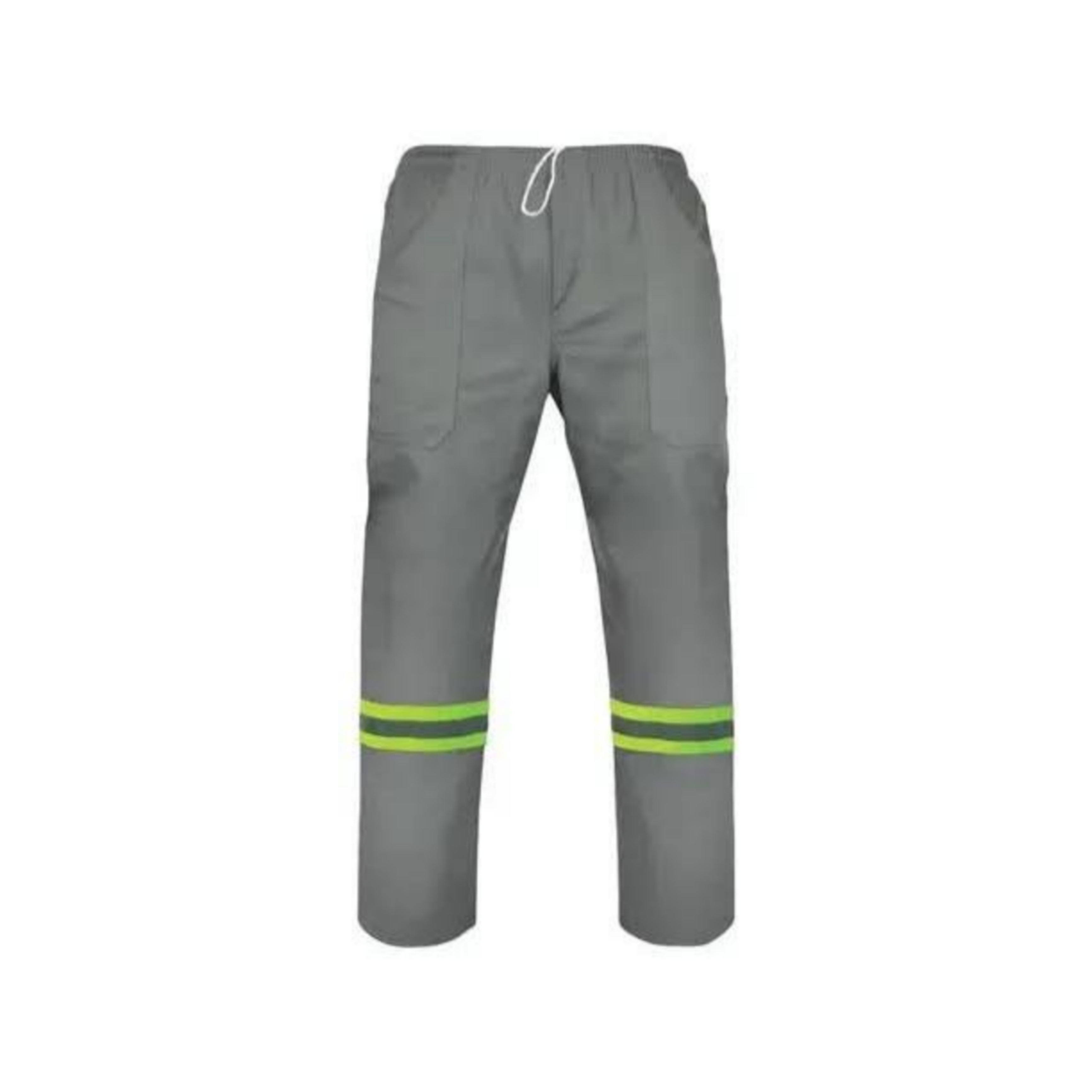 Calça Brim Cinza Refletiva 